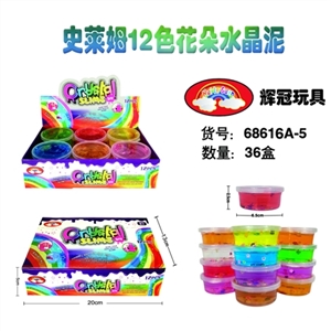 Crystal mud Shi Laim 12 color flowers - OBL748919