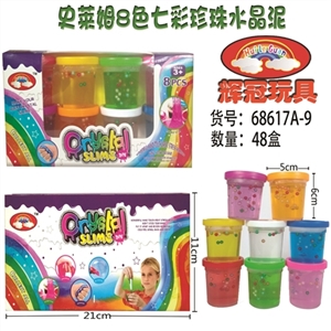 Shi Laim 8 color colorful pearl crystal mud - OBL748933