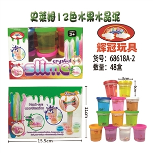 Crystal mud Shi Laim 12 color fruit - OBL748936