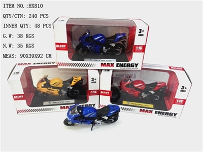 The triumph 1:18 alloy motorcycle - OBL748975