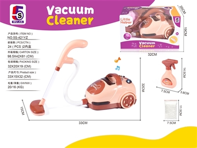 Brown light music electric vacuum cleaner - OBL749434