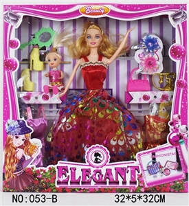 Barbie mother-child handbags suit - OBL749866
