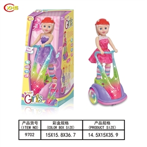 电动万向跳舞娃娃灯光音乐 - OBL749887