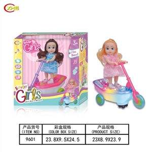 电动万向跳舞娃娃灯光音乐 - OBL749893