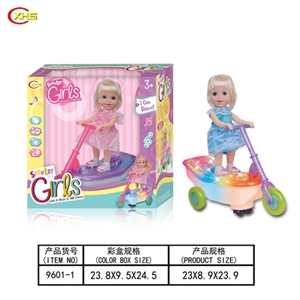 电动万向跳舞娃娃灯光音乐 - OBL749894