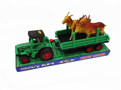 Inertial farmer car dragging antelope - OBL750269