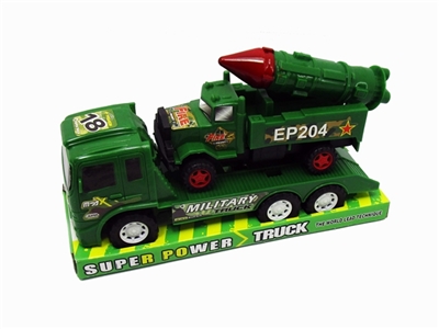 Solid color inertia military vehicles carrying missiles - OBL750283