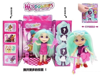 High grade 6 inches of solid body and the second generation of surprise to beautify hair doll with s - OBL750373