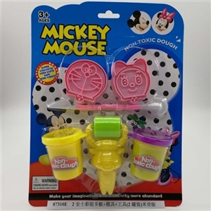 2 AnShiCai mud card board mould tool (2 cans) mickey version - OBL750510