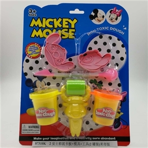 2 AnShiCai mud card board mould tool (2 cans) mickey version - OBL750516