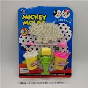 2 AnShiCai mud triangle dragon plate mold tool (2 cans) mickey version - OBL750519