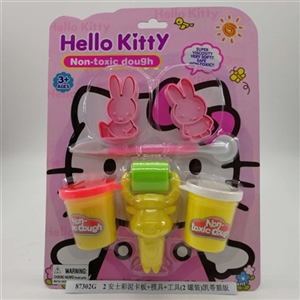 2 AnShiCai mud card board mold tool (2 cans) hello Kitty version - OBL750568