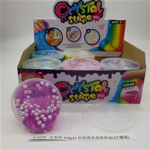 110 a g12 slime color pearl crystal mud color box (12 cans) - OBL750635