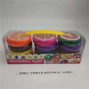 Slime fruit. Crystal mud ball type PVC box (12 bottles) - OBL750747