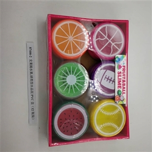 Slime fruit. Crystal mud ball type PVC box (12 bottles) - OBL750748