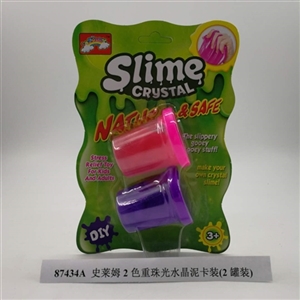 Slime 2 color heavy pearl crystal mud card mount (2 cans) - OBL750841