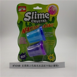 Slime 2 color pearl crystal mud card mount (2 cans) - OBL750842