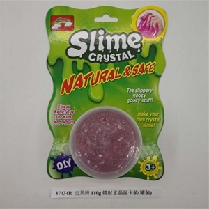 Slime 110 g laser crystal mud CARDS (1 canned) - OBL750858