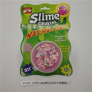 Slime 110 g candy crystal mud CARDS (1 canned) - OBL750862