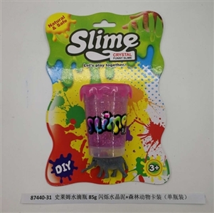 Slime water bottles of 85 g scintillation crystal mud forest animal CARDS (bottled) - OBL750919