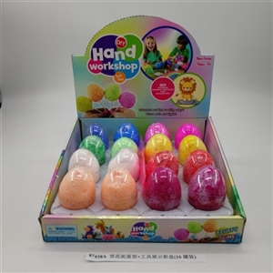 Snow mud egg type tool 3 display color box (16 cans) - OBL750923