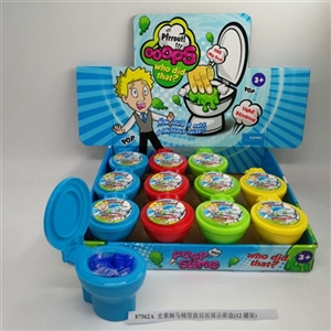 Slimy mud type toilet fart show color box (12 cans) - OBL750927
