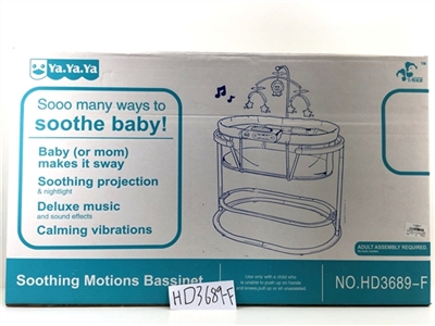 Music projection vibration cradle - OBL750953