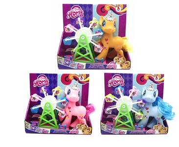 I dream of evade glue light music diamond Ma Baoli belt rotating wheel - OBL751509