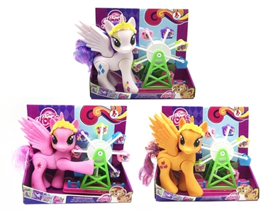 I dream of evade glue Ma Baoli belt rotating wheel light music 6 joints - OBL751510