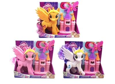 My dream to evade glue light music with 6 joints Ma Baoli Ma Baoli castle butterfly comb mirror - OBL751514