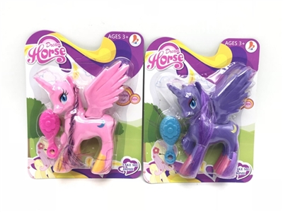 I dream of evade glue pony bao li with horse combs single paragraph 2 color orange - OBL751574