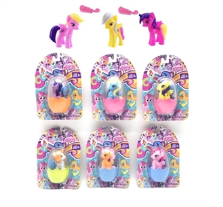 High-grade double-sided color design blister plastic color Ma Baoli three colors mixed with a comb - OBL751576