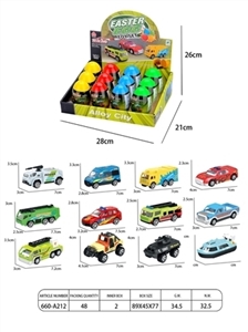 City alloy car (12 eggs 12 car assortments - OBL751623