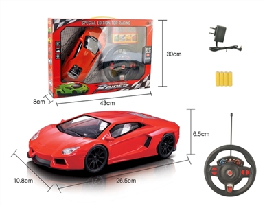 四通遥控兰博基尼车1:16(无尾翼）明窗椅座 - OBL752007