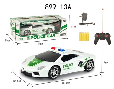 四通遥控 兰博基尼警车1:16(无尾翼)黑窗 - OBL752035