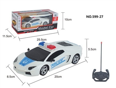 四通遥控 兰博基尼警车车 1:20(无尾翼） - OBL752043