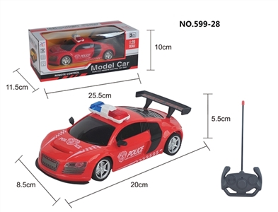 四通遥控 奥迪警车 1:20 - OBL752044