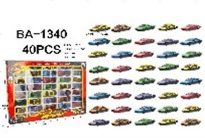Slide window box small alloy car (40 PCS) - OBL752519