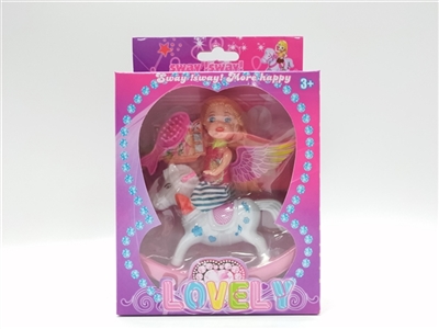 Rocking horse with solid body ba pyrene comb - OBL752599