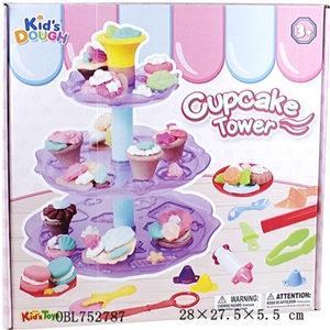 彩泥蛋糕杯层架套装 - OBL752787
