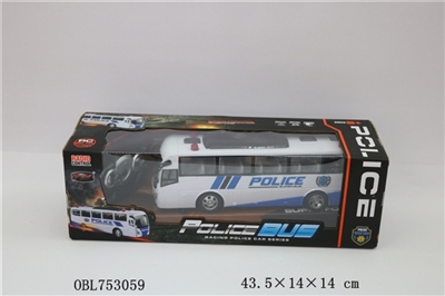 四通遥控巴士警车+灯光包电 - OBL753059