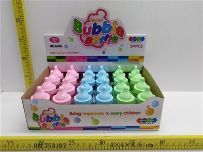 9cm马卡龙配色奶瓶泡泡(英文版)(24PCS) - OBL753107