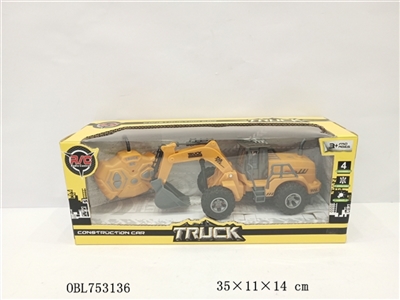 四通遥控灯光工程车 - OBL753136