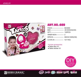 DIY watermark tattoo box - OBL754267