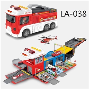 Fire in the parking lot (window box) - OBL754280