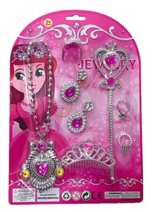 The angel necklace peach heart walking stick - OBL754468