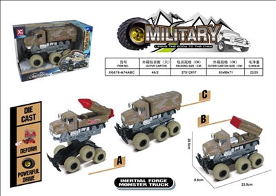 Double inertial alloy military vehicle (3) - OBL754547