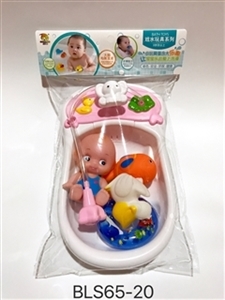 喷水浴盆配搪胶动物 - OBL754567