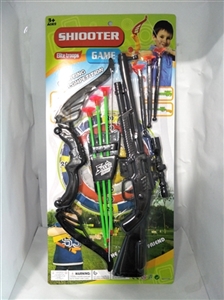 Gun black bow with long needle - OBL755025