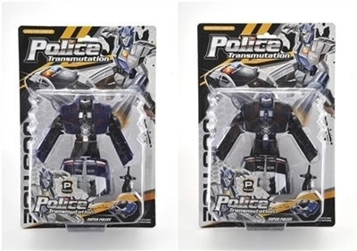Deformation of the police car - OBL755054